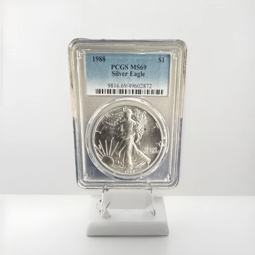 U.S. Mint 1988 American Silver Eagle PCGS MS69 1 Silver Coin