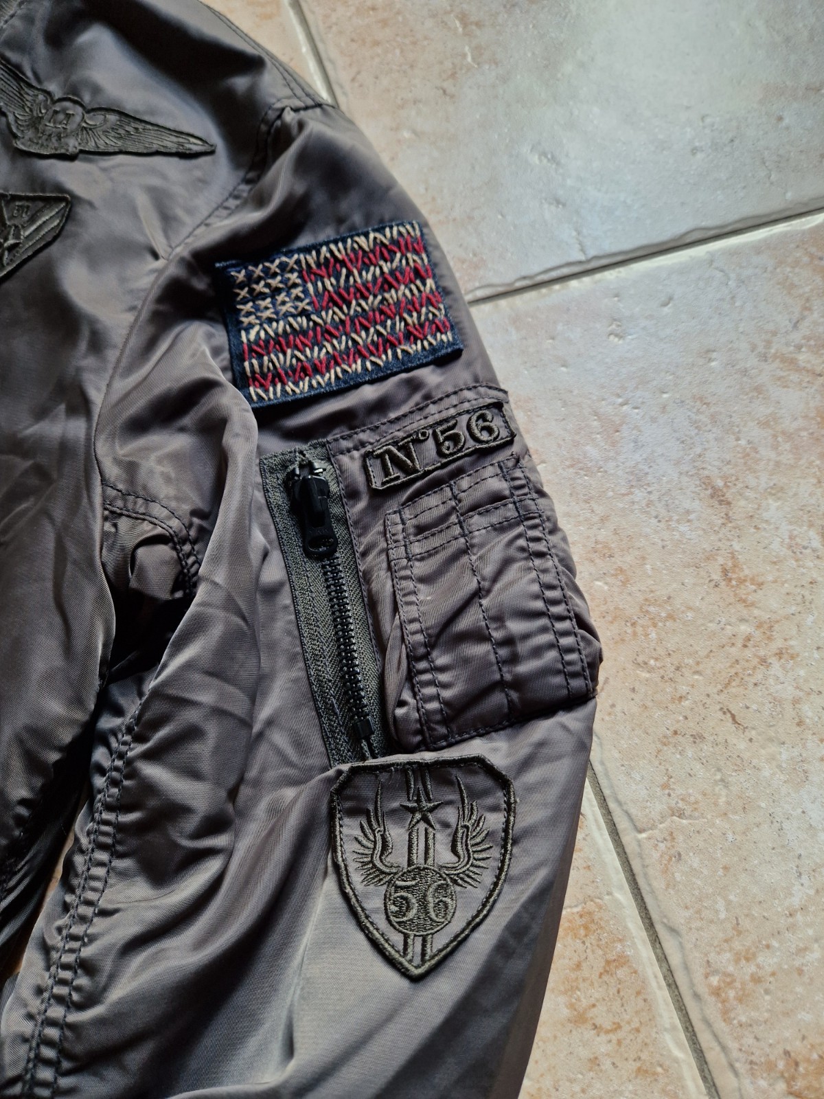 True Religion Bomber Jacket - Size L thumbnail 3