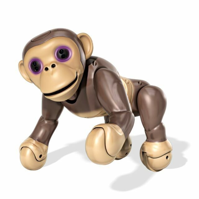Spin Master ZOOMER CHIMP MONKEY INTERACTIVE Robot Monkey Toy Retired Working
