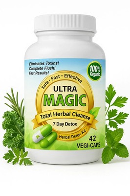 Ultra Magic Detox 7-Day Herbal Cleanse & System Flush  42 Vegi-Caps