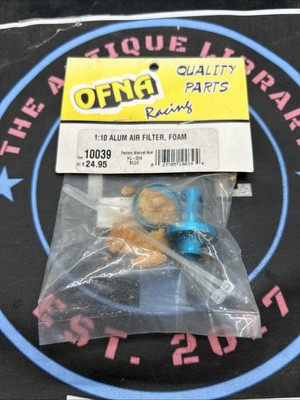 OFNA Racing. 10039 1:10 Aluminum Air Filter, Blue. Foam Has Disintegrated ￼