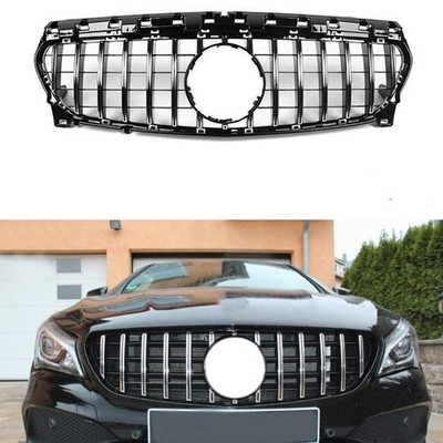 W117 CLA Front Bumper Grill Mesh Silver 2013-2019