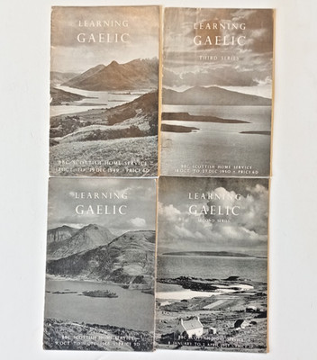 Learning Gaelic BBC Scottish Home Service 1949 1950 1956 & 1957 paperbacks