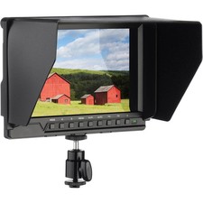 Lectronify 7" 4K HDMI On-Camera Monitor Full HD IPS Field Monitor Kit w/Sun Hood