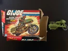 Vintage Hasbro GI Joe ARAH Box and Motorcycle - RAM Rapid Fire Motorcycle