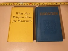 Creation by Rutherford & What Has Religion Done Watchtower Books Jehova Witness