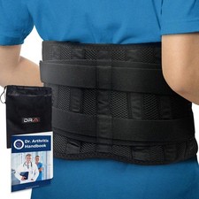 Back Brace Support Belt, Medical Lower Lumbar Brace Sciatica Scoliosis Large NEW