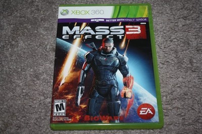 Mass Effect 3 (Microsoft Xbox 360, 2012) Complete CIB w/ Manual