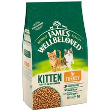 James Wellbeloved Kitten Turkey 4kg - Cat Food 14.27 per kilo