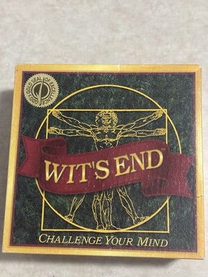 Vintage 1999 Wits End Board Game-Challenge Your Mind-Complete Game For Teams