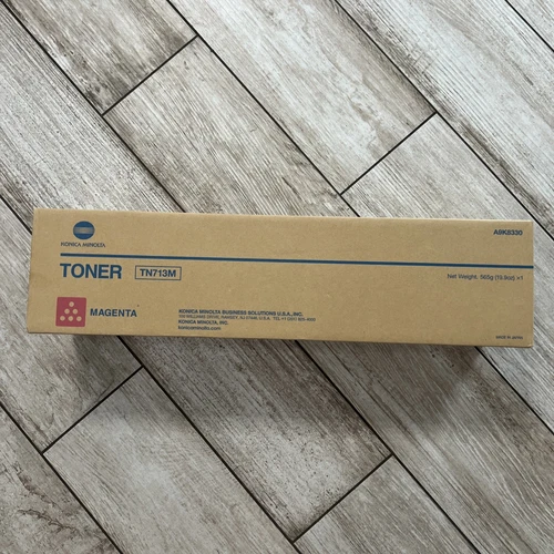 Konica Minolta TN713M Magenta Toner Cartridge Genuine A9K8330 bizhub C759 C659
