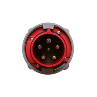 63A 5P 400V Whiteboardstecker Rot IP67 Power Twist 635-6