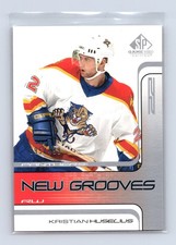 2001-02 SP Game Used Edition New Grooves Kristian Huselius #79 /499 (RC) Rookie