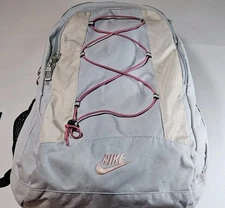 Nike Hayward Pink & Sky Blue 26L Backpack W/Laptop Sleeve School/Work/Gym