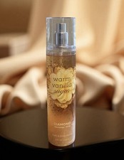 Bath  Body Works Diamond Shimmer Fragrance Mist Warm Vanilla Sugar 8 oz