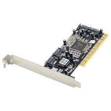 New 4 Port SATA PCI Expansion Card PCI To SATA Adapter Card RAID 5