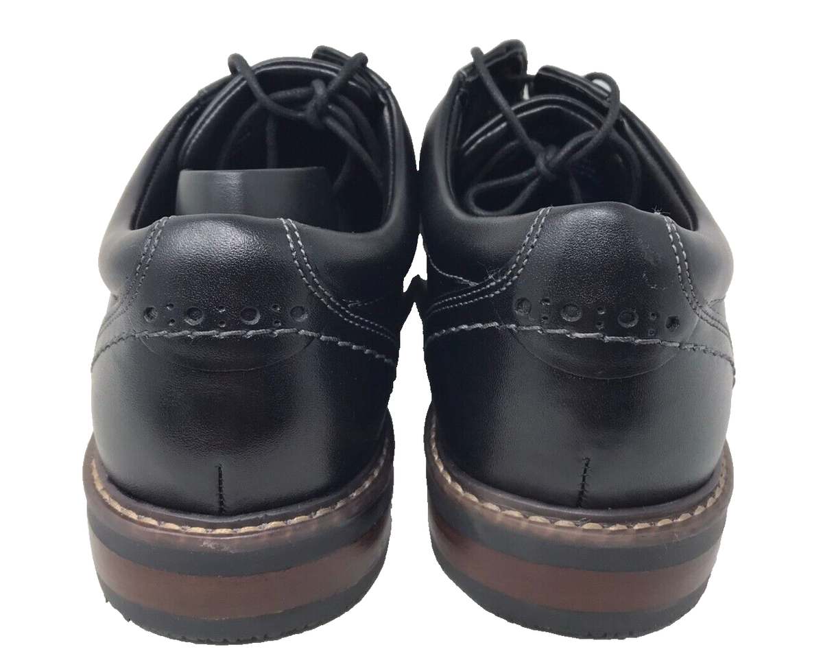 Nunn Bush Men's Westfield Comfort Lace Up Leather Dress Shoes Blk Size 10  100J | eBay
