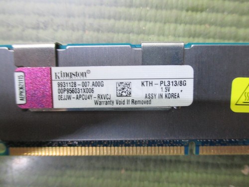 2 gebrauchte KENSINGTON KTH-PL316/8G SERVER SPEICHERSTICK RAM COMPUTER 8GB pro Stick - Bild 3 von 6