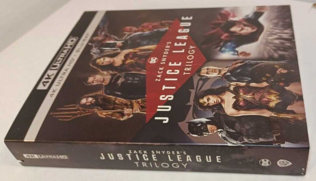 Zack Snyder's Justice League Trilogy (4K + Blu-ray) with Slipcover