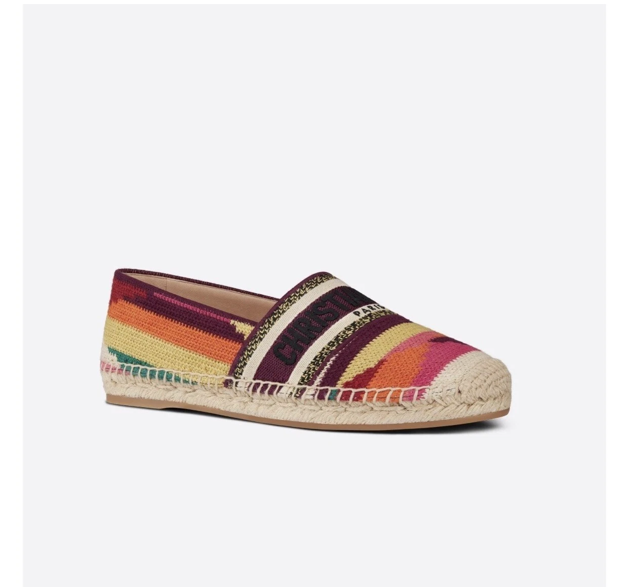 Authentic Christian Dior granville multicolour size 40 womens espadrilles