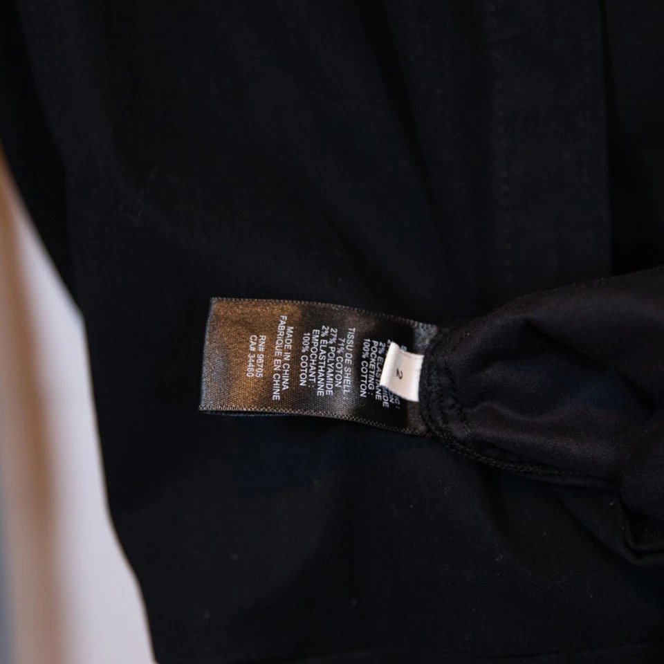 Macacão Rebecca Taylor algodão popeline leve puff meia manga amarrar cintura 2 - Imagem 4 de 4