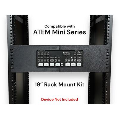 Rack Mount Kit for Blackmagic ATEM Mini Series 19 inch 3U Rack Mounting Brackets