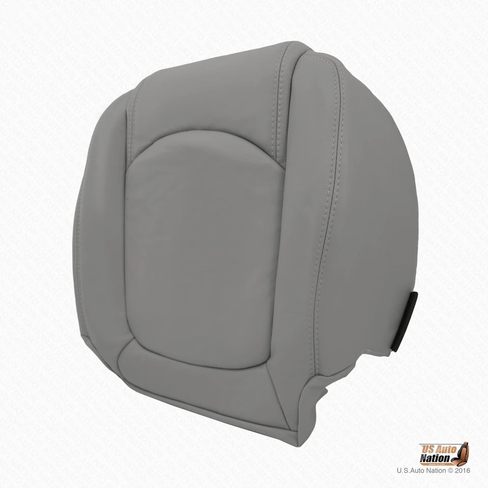 Chevy Traverse 2009 2010 2011 2012 parte inferior del conductor cubierta de asiento de cuero genuino gris Foto 4 de 4