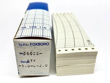 Graphic Controls 56022-6TX Fan-Folding Recording Charts to fit Foxboro