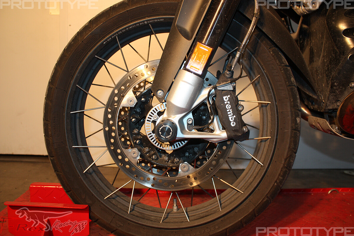 T-Rex Racing 2013 - 2016 BMW R1200GS Adventure Front Axle Sliders