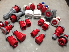 PCE CEE Stecker 16A 32A 63A Kupplung Wandstec...