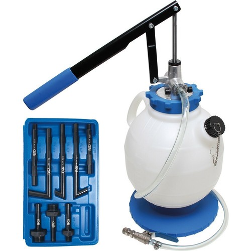 BGS Gear Oil Filling Unit With Hand Pump With 8 Adapters 7 L Device