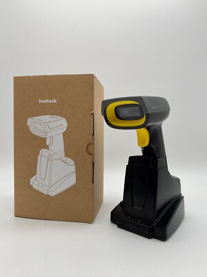 Inateck 1D/2D Bluetooth Barcode Scanner Wireless mit intelligenter Ladestation