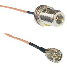 RG316 N FEMALE BULKHEAD to MINI UHF MALE RF Cable Rapid-SHIP LOT