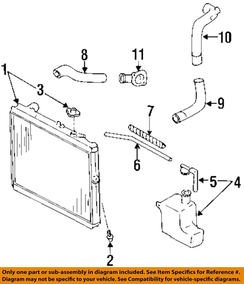 Used Engine Coolant Reservoir fits: 2001 Kia Sportage  Grade A Foto 3 de 4