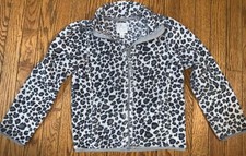 Place Lightweight 7-8 Leopard Girl's Long Sleeve Pockets Zip Up Basic Jacket 142