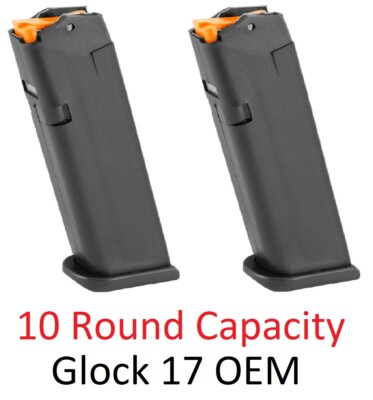 Glock 17 GEN-5 10 Round Mag-azine 9MM Fits gen 1 2 3 4 5 OEM