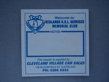 REDLANDS R.S.L. SERVICES MEMORIAL CLUB CLEVELAND VILLAGE CAR SALES - COASTER