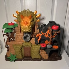 Fisher Price Imaginext DINO FORTRESS w/ Lights  Sounds Tested Working 2014