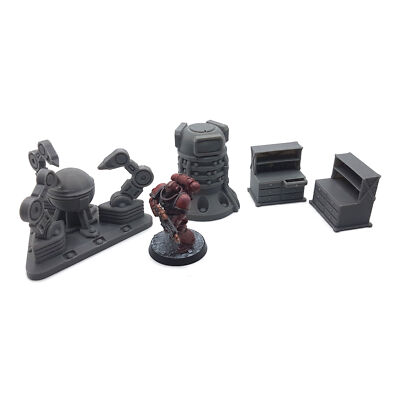 Warp Forge Mainframe Set 28mm Sci-Fi Legion Wargaming Objective Tabletop Scenery