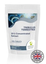 Tribulus Terrestris 2000mg 10:1 Extract Veg Tablets Pills