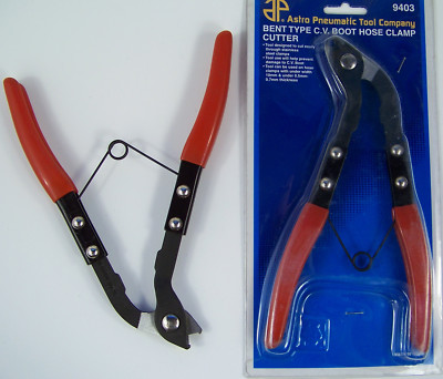 CV Joint BOOT HOSE CLAMP CUTTER Astro AT9403 Cut Stainless Steel Bent Type Plier