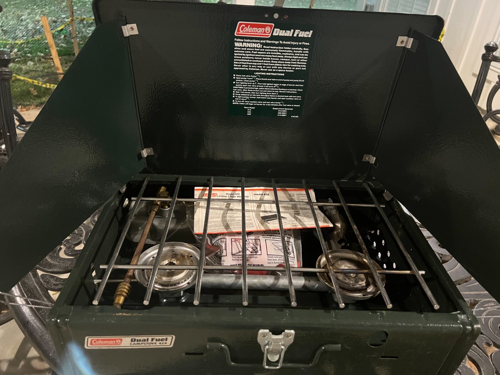 Coleman Dual Fuel 2Burner Campstove 424 132017888712 eBay