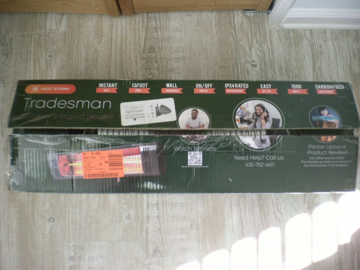 Heat Storm Tradesman HS-1500-OTR - Outdoor Infrared Heater, 1500-watt NIB |  eBay