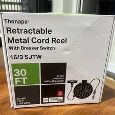 Thonapa Retractable Metal Cord Reel