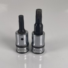 Snap On Tools Triple Square Sockets 2pcs. 38 Drive Ftsm6a Ftsm8a