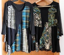 NEW - KATE & MALLORY HANDKERCHIEF HEM TOP - SZ MEDIUM