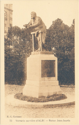 73 Glasarbeiter von ALBI Statue Jean Jaurès, Flachrelief, E.C.CARMAUX (81000003)