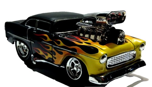 Rare Muscle Machines 1955 Chevrolet Nomad Gasser Chase Black | eBay