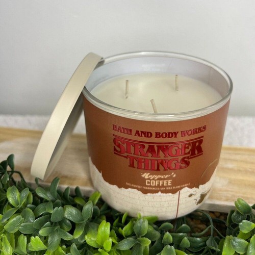 Bath & Body Works Netflix STRANGER THINGS Candles Limited Edit Hoppers coffee - Picture 3 of 3