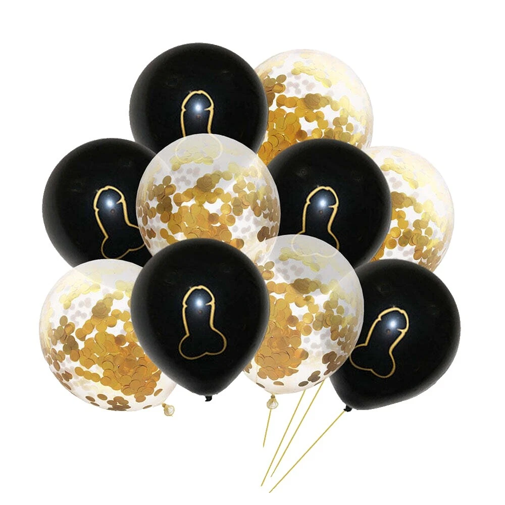 Black Party Balloons